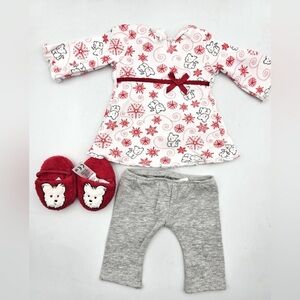 RETIRED American Girl Coconut Pajamas with Slippers